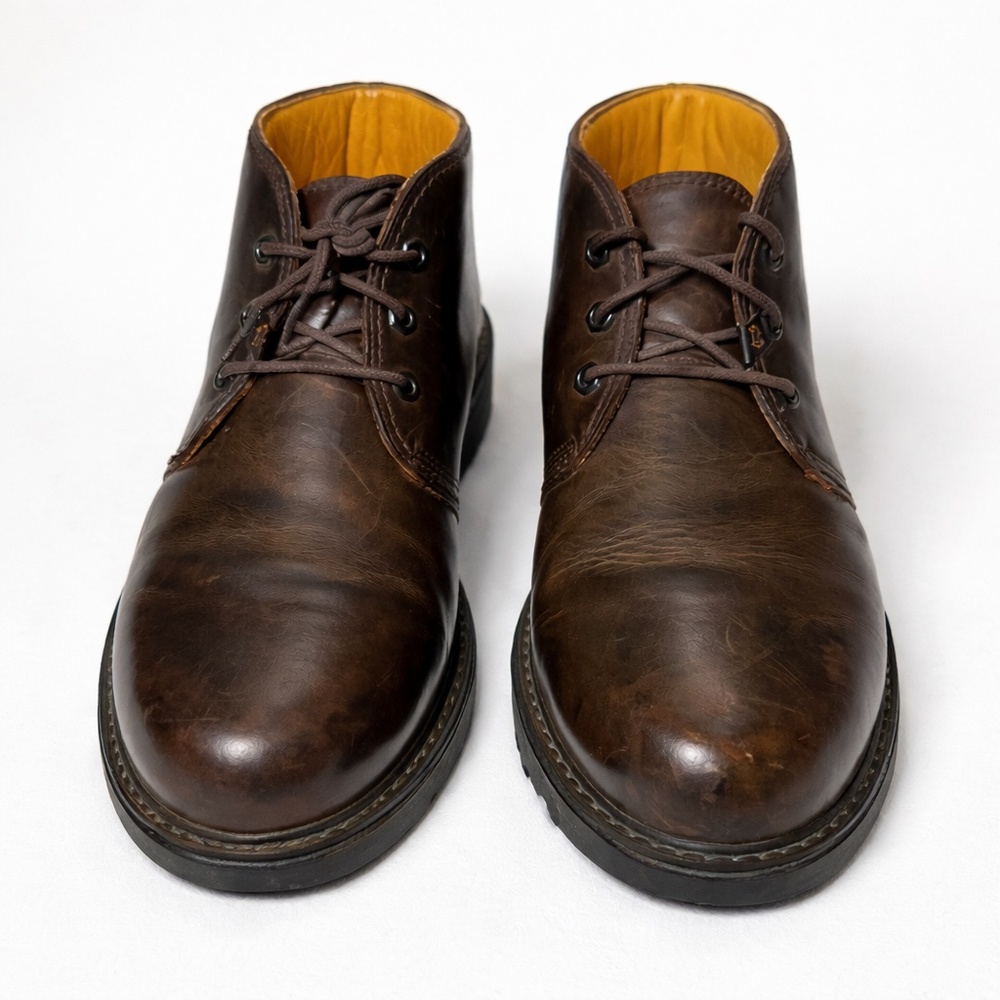 Vintage Havana Joe Brown Leather Chukka Boots – EU 46 (US 12–12.5)